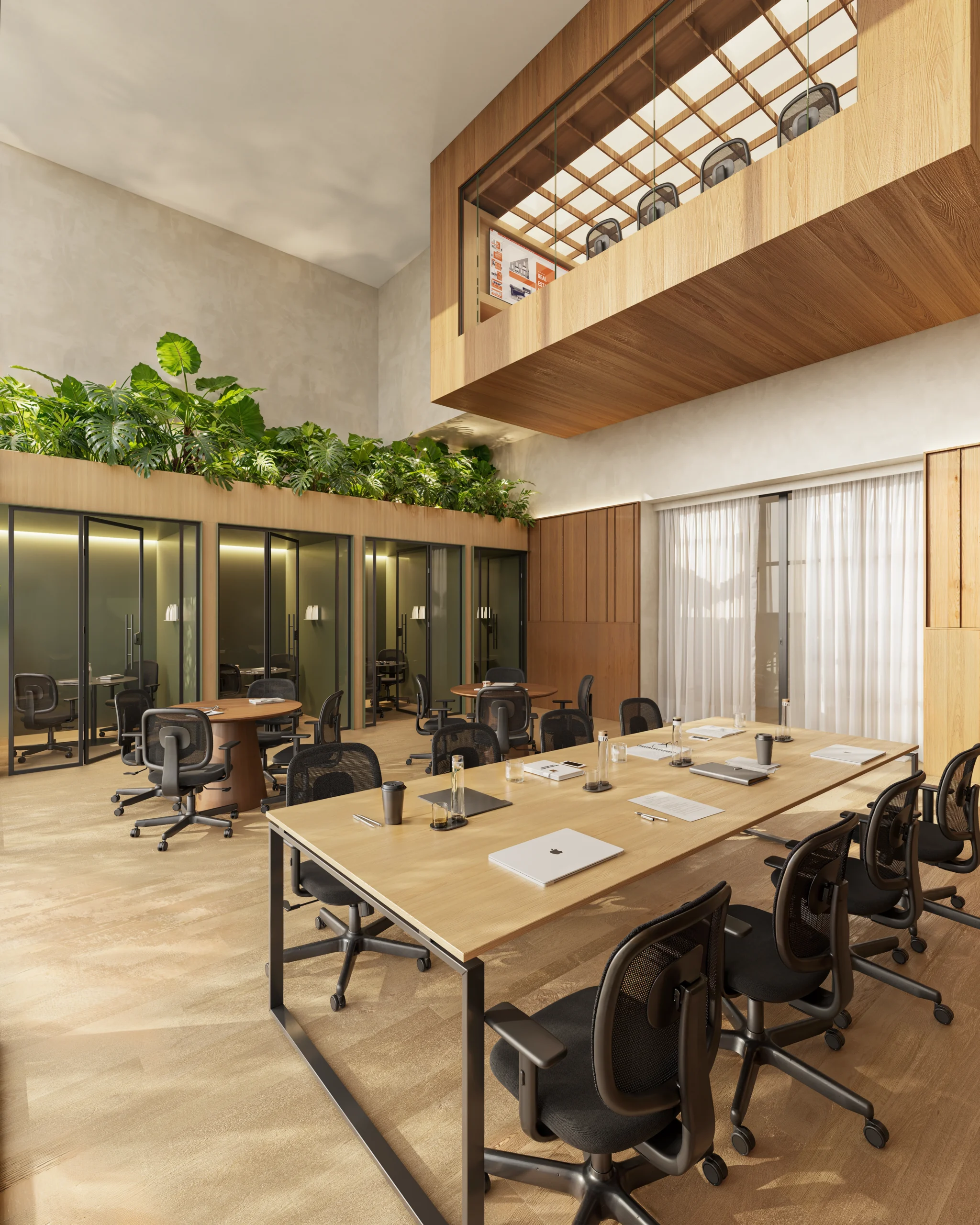 Coworking do Symphony com salas de reunião