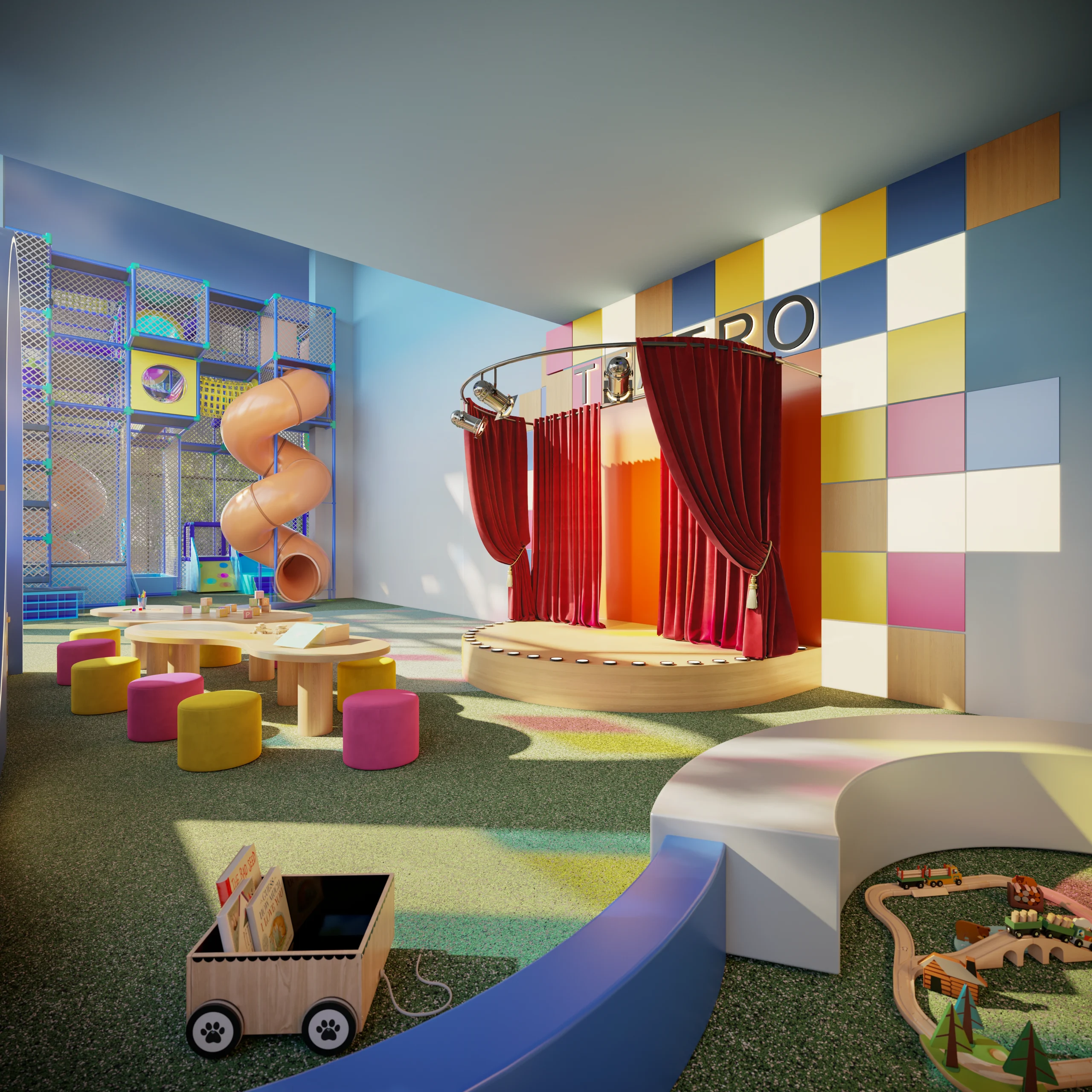 Espaço baby da brinquedoteca do Symphony